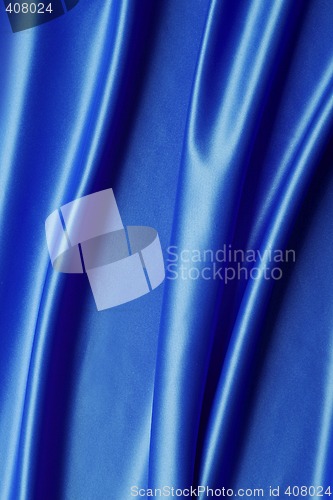 Image of Blue satin