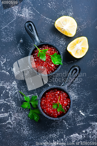 Image of salmon caviar