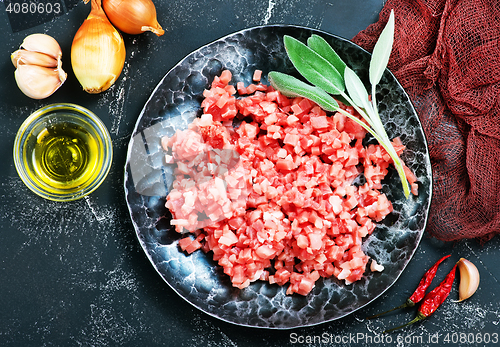 Image of minced meat