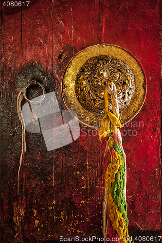 Image of Door handle Tibetan Buddhist monastery