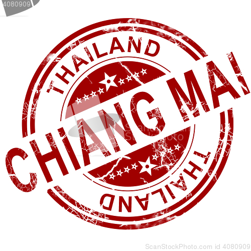 Image of Red Chiang Mai stamp 