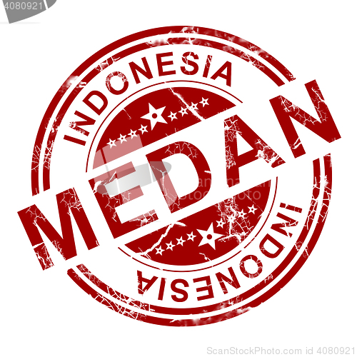 Image of Red Medan stamp 