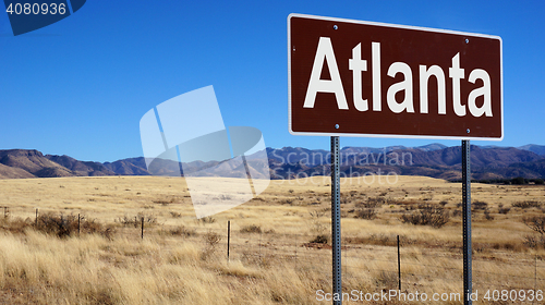 Image of Atlanta road sign