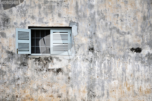 Image of Vintage window on a old building