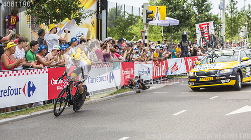 Image of The Cyclist Steven Kruijswijk - Tour de France 2015