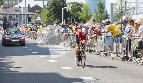 Image of The Cyclist Adam Hansen - Tour de France 2015