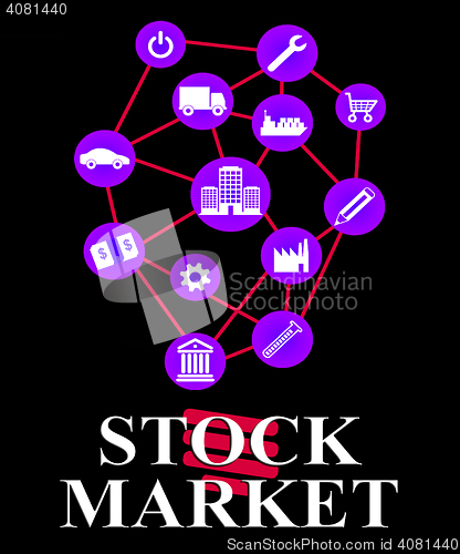 Image of Stock Market Shows Capitalism Trades And Marketplace