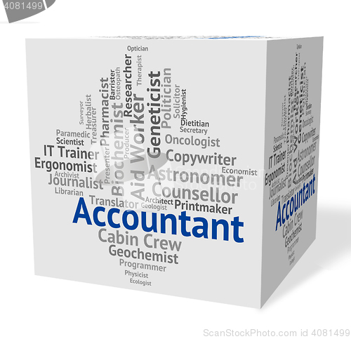 Image of Accountant Job Represents Balancing The Books And Accountants
