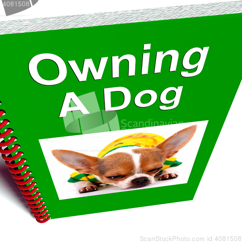 Image of Owning A Dog Book Shows Canine Care Advice