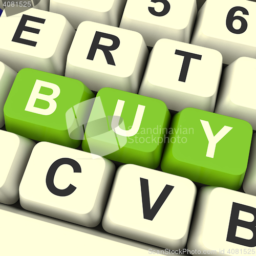 Image of  Buy Keys As Symbol for Commerce And Purchasing
