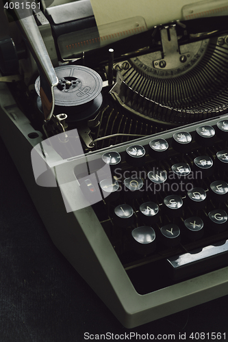 Image of Retro writing machine.