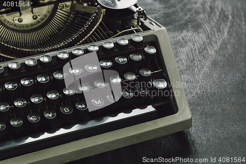 Image of Retro writing machine.