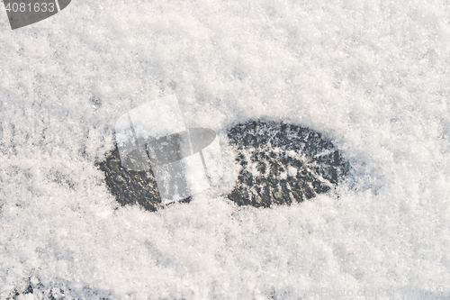 Image of foot print