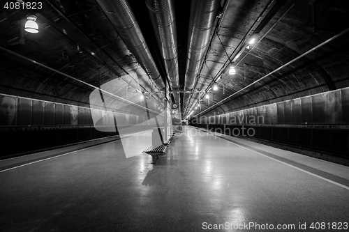 Image of Underground tunnel for the subway