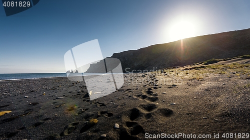 Image of Beach near Vik Iceland