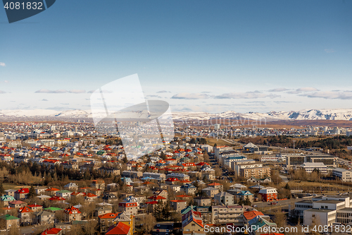 Image of Reykjavik from above