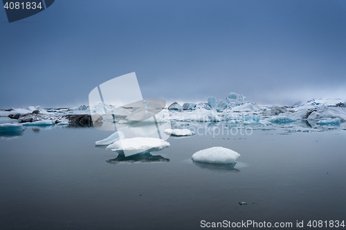 Image of Icebergs at glacier lagoon 