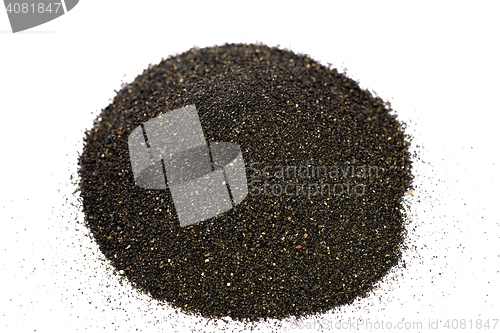 Image of Pile of Black islandic sand