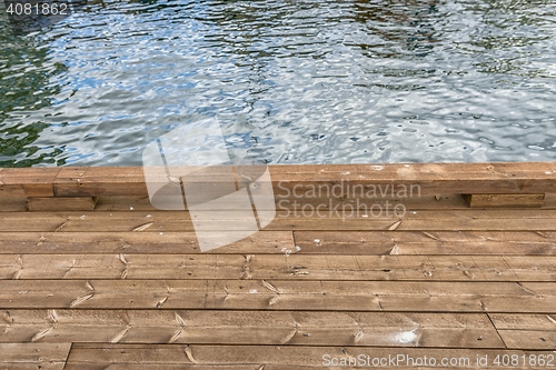 Image of wooden fence closeup photo