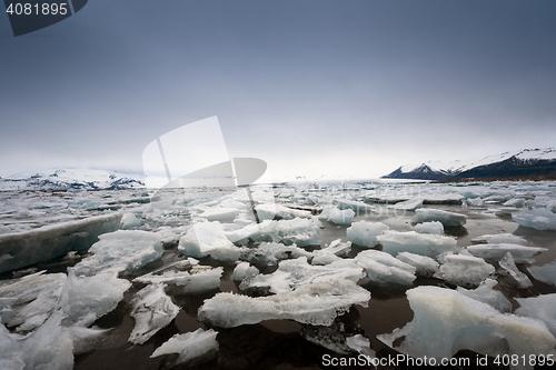 Image of Icebergs at glacier lagoon 