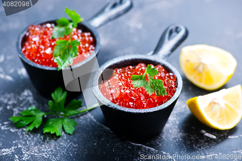 Image of salmon caviar