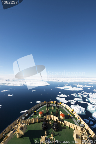 Image of Icebreaker in the ice