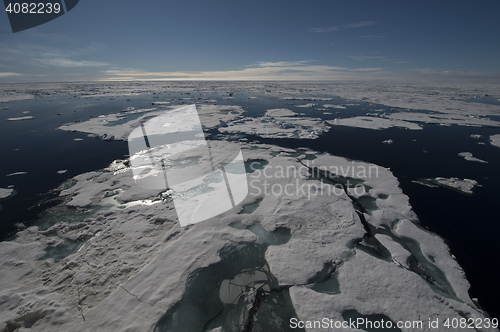 Image of Icebreaker in the ice