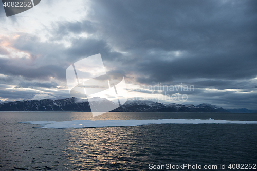 Image of Sunset in Greenland