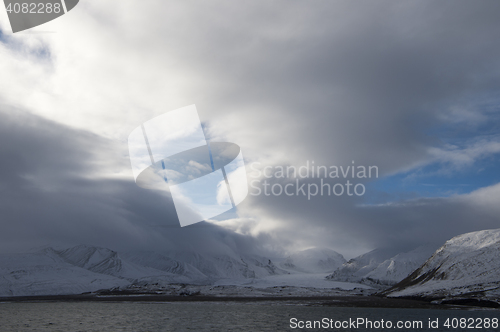 Image of Icebreaker in the ice