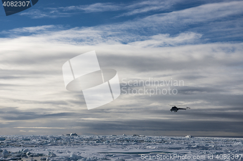 Image of Icebreaker in the ice