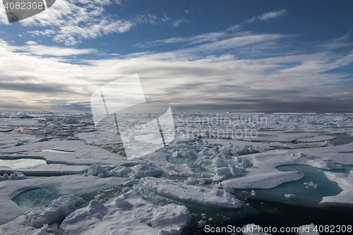 Image of Icebreaker in the ice