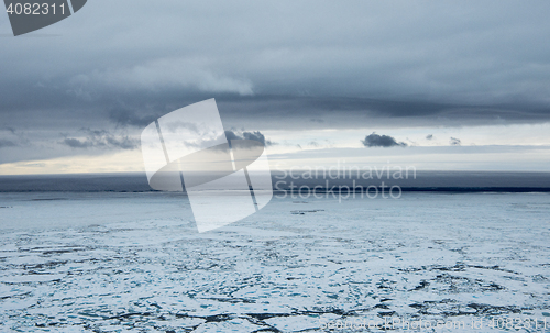 Image of Icebreaker in the ice