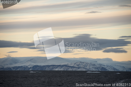 Image of Sunset in Greenland