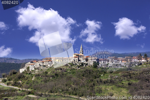 Image of Old Small Town of Buzet in Istria, Croatia