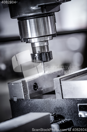 Image of Metalworking CNC milling machine.