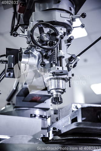 Image of Metalworking CNC milling machine.