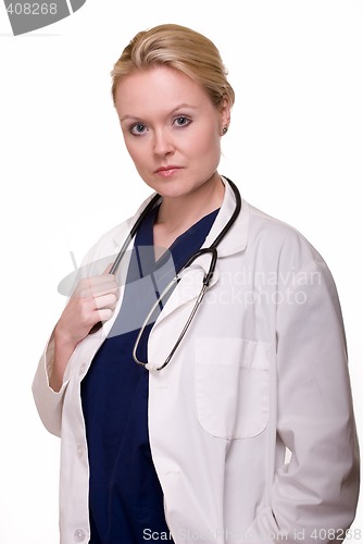 Image of Attractive lady doctor
