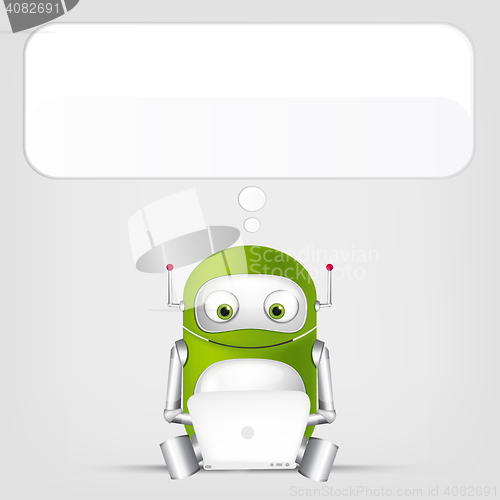 Image of Green robot character