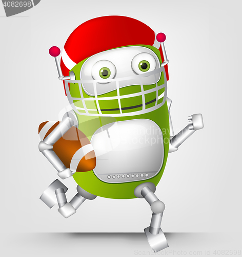 Image of Green robot character