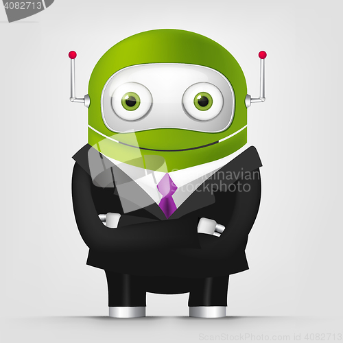 Image of Green robot character