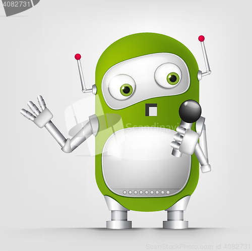 Image of Green robot character