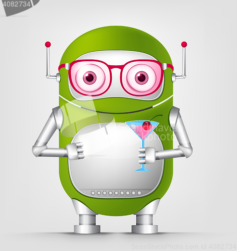 Image of Green robot character