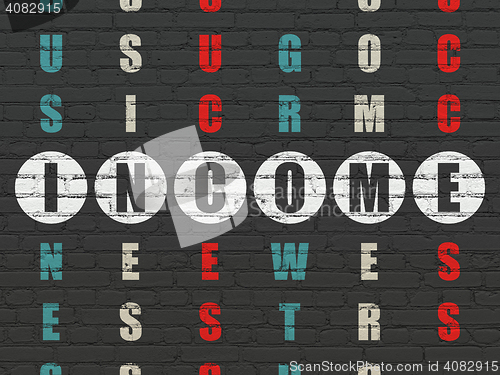 Image of Business concept: Income in Crossword Puzzle