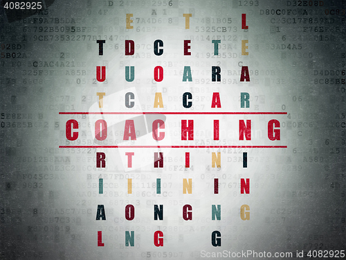 Image of Learning concept: Coaching in Crossword Puzzle