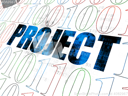 Image of Business concept: Project on Digital background