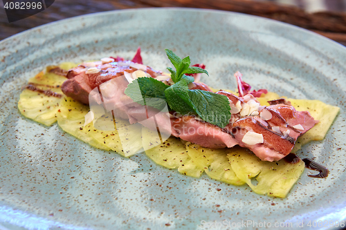 Image of Pork tenderloin with pineapple