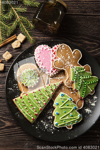 Image of New year homemade gingerbread