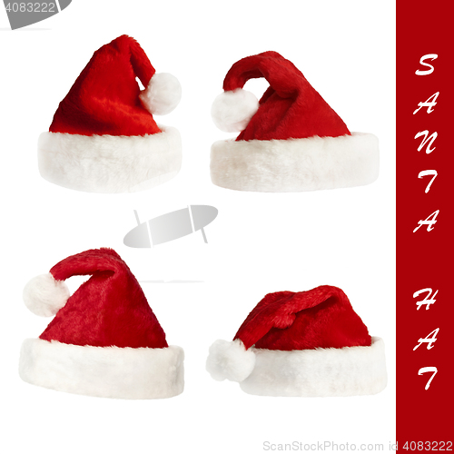 Image of Santa`s hat collection