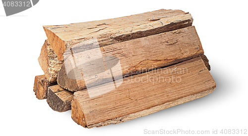 Image of Stack of firewood rotated