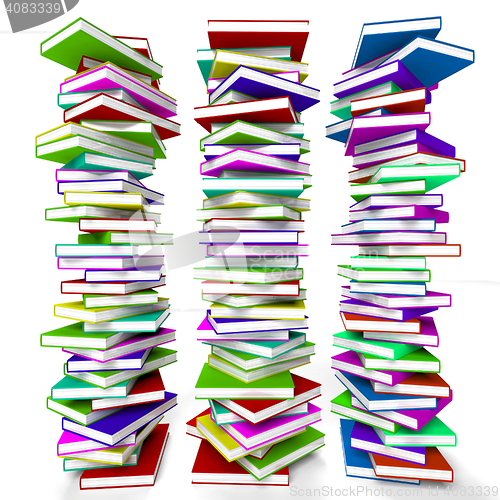 Image of Stacks Of Books Representing Learning And Education